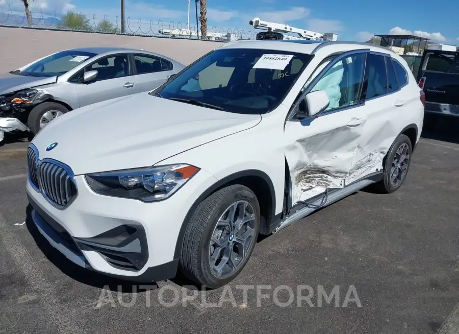 BMW X1 2022 vin WBXJG7C0XN5V35984 from auto auction Iaai