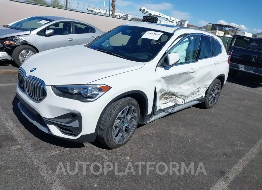 BMW X1 2022 vin WBXJG7C0XN5V35984 from auto auction Iaai