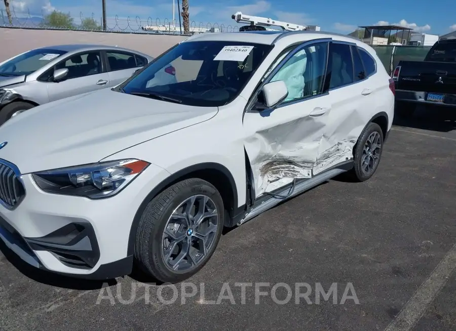 BMW X1 2022 vin WBXJG7C0XN5V35984 from auto auction Iaai