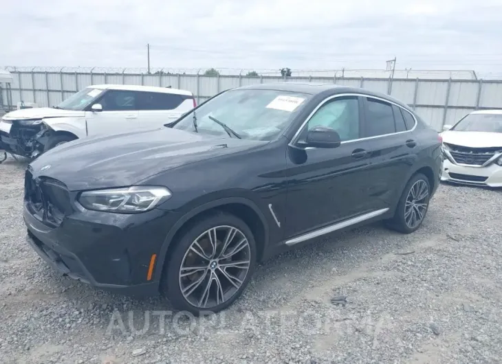 BMW X4 2022 vin 5UX33DT03N9K67223 from auto auction Iaai