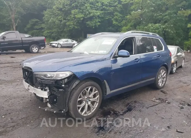 BMW X7 2022 vin 5UXCW2C08N9M06287 from auto auction Iaai