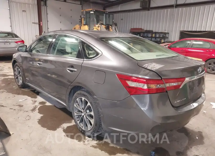 TOYOTA AVALON HYBRID 2016 vin 4T1BD1EB3GU052573 from auto auction Iaai