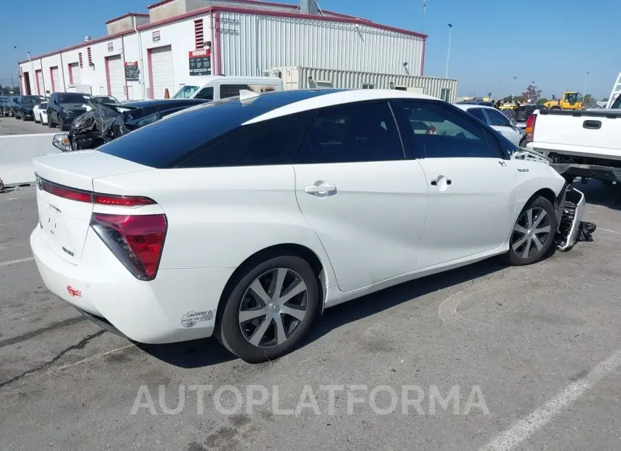 TOYOTA MIRAI 2017 vin JTDBVRBD1HA001677 from auto auction Iaai