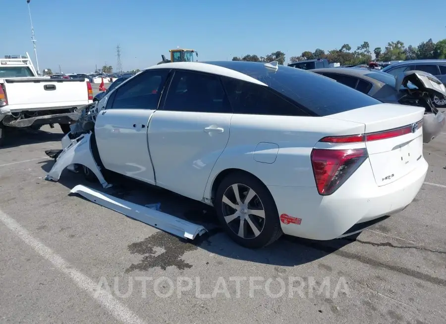 TOYOTA MIRAI 2017 vin JTDBVRBD1HA001677 from auto auction Iaai