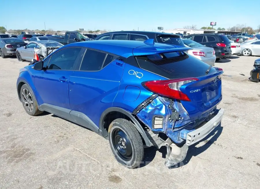 TOYOTA C-HR 2019 vin JTNKHMBX4K1016701 from auto auction Iaai