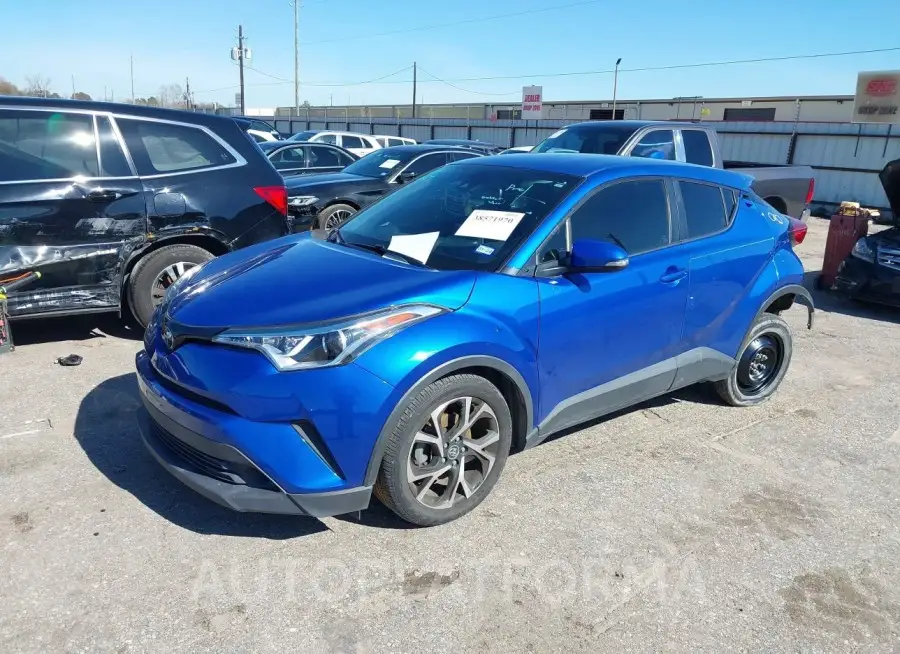 TOYOTA C-HR 2019 vin JTNKHMBX4K1016701 from auto auction Iaai