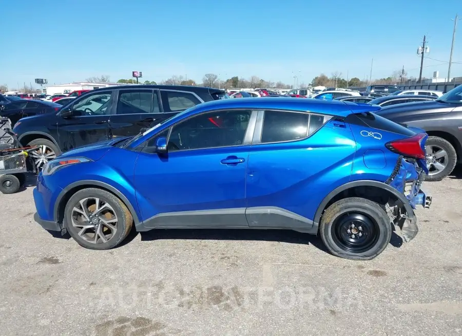 TOYOTA C-HR 2019 vin JTNKHMBX4K1016701 from auto auction Iaai