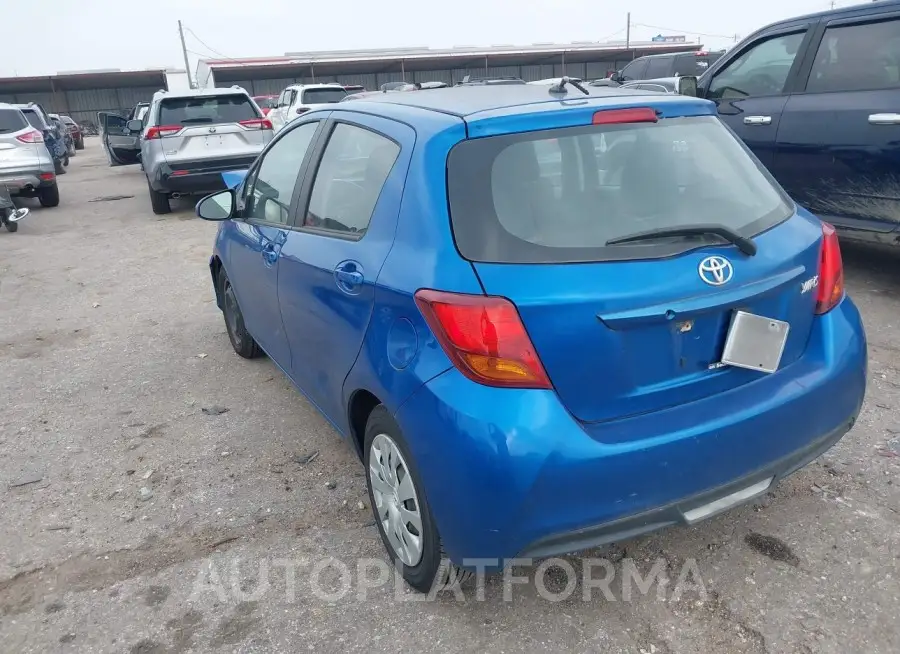 TOYOTA YARIS 2015 vin VNKKTUD36FA024647 from auto auction Iaai