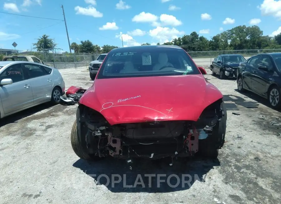 TESLA MODEL X 2017 vin 5YJXCBE25HF065600 from auto auction Iaai