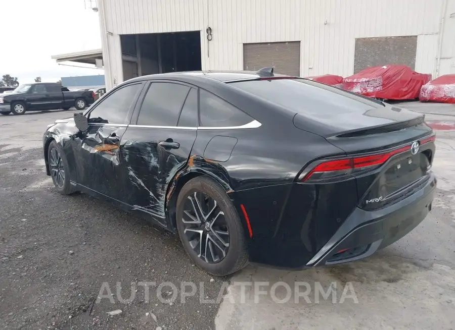 TOYOTA MIRAI 2021 vin JTDAAAAA1MA000684 from auto auction Iaai