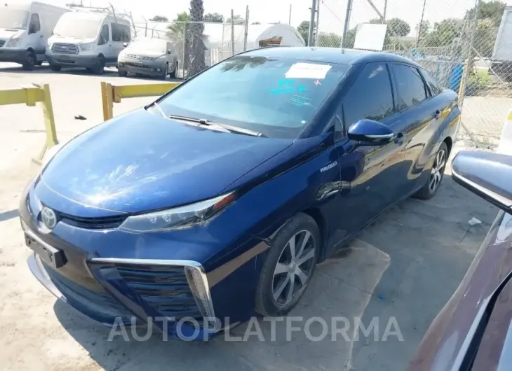 TOYOTA MIRAI 2016 vin JTDBVRBD6GA000751 from auto auction Iaai