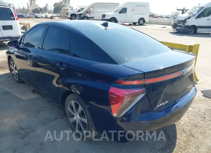 TOYOTA MIRAI 2016 vin JTDBVRBD6GA000751 from auto auction Iaai