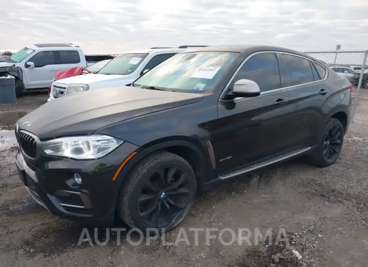 BMW X6 2015 vin 5UXKU2C58F0N77365 from auto auction Iaai