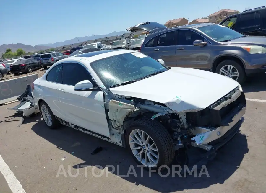 BMW 228I 2015 vin WBA1F5C51FV256454 from auto auction Iaai