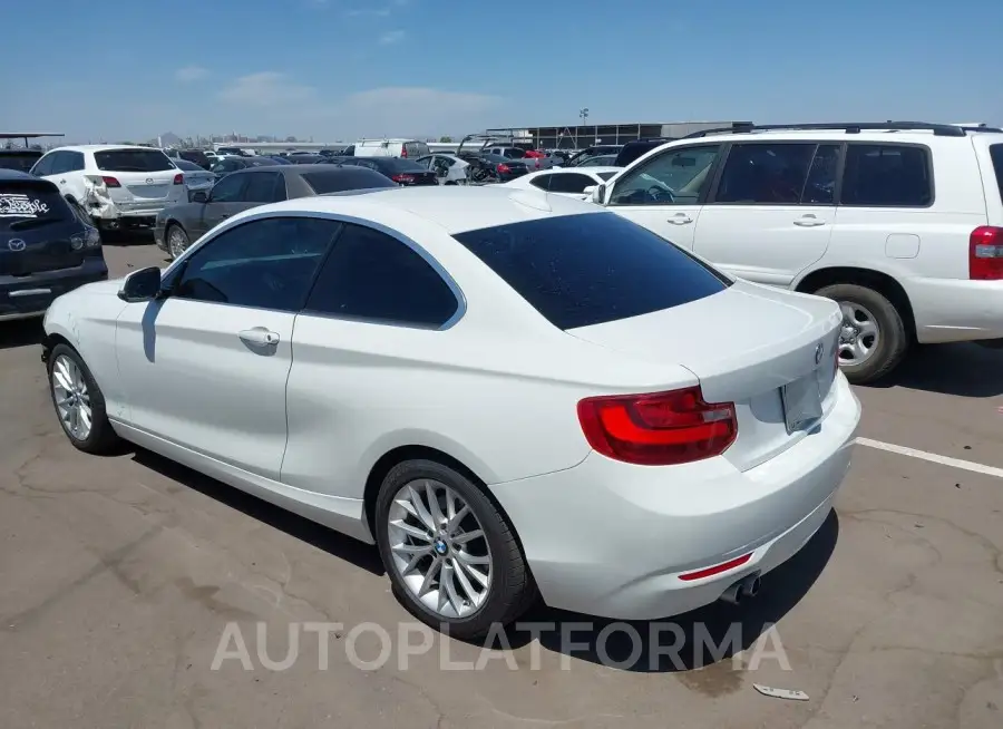 BMW 228I 2015 vin WBA1F5C51FV256454 from auto auction Iaai