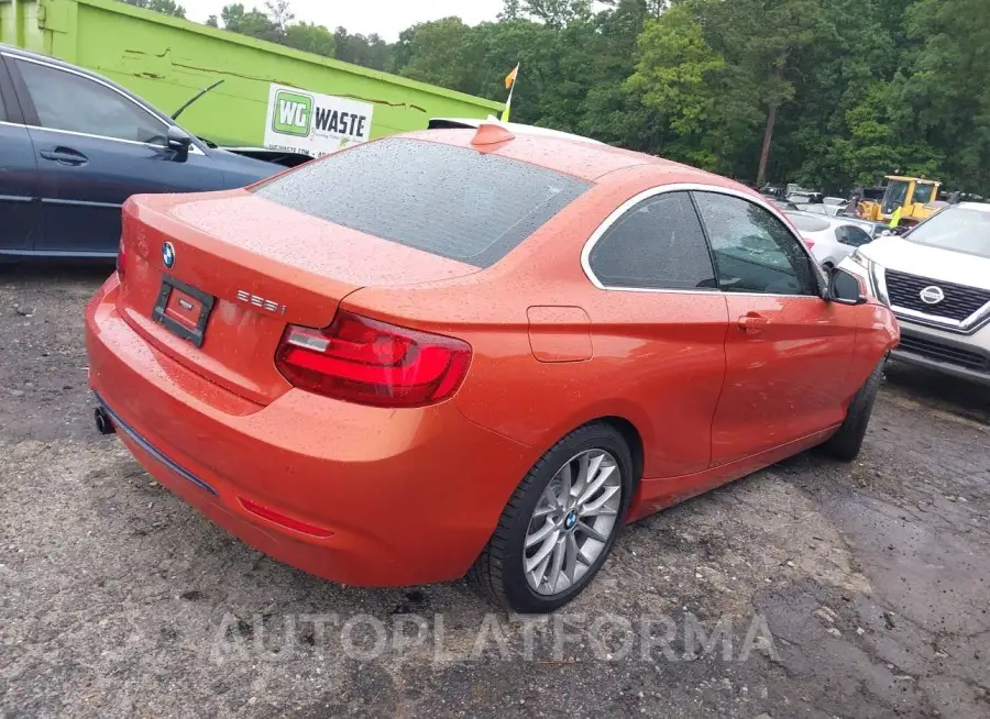 BMW 228I 2016 vin WBA1F5C59GV343715 from auto auction Iaai