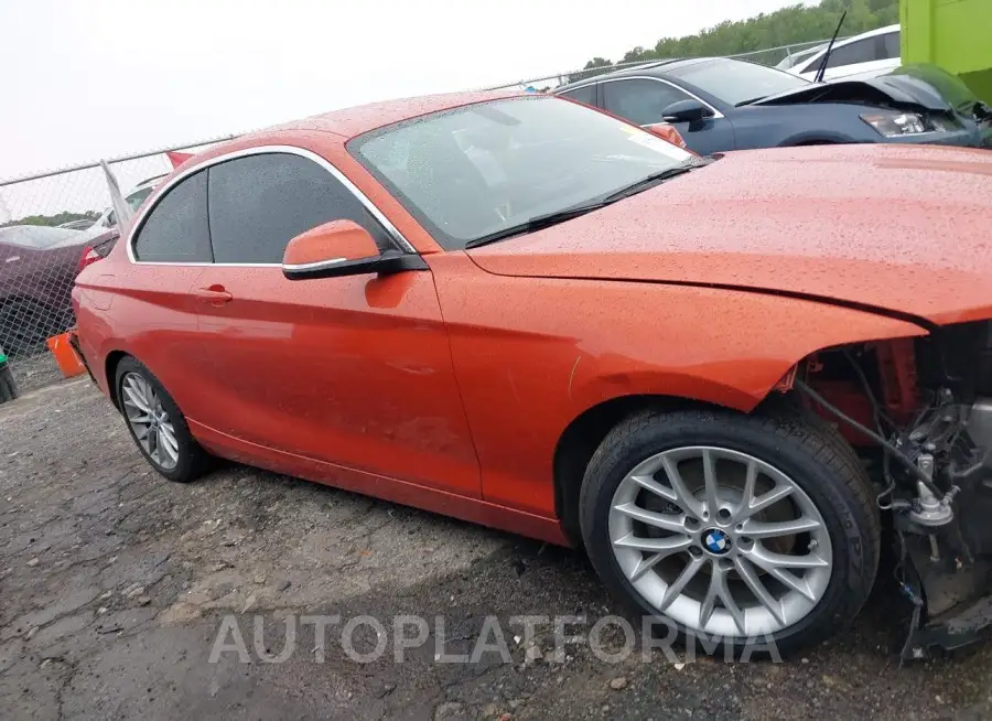 BMW 228I 2016 vin WBA1F5C59GV343715 from auto auction Iaai