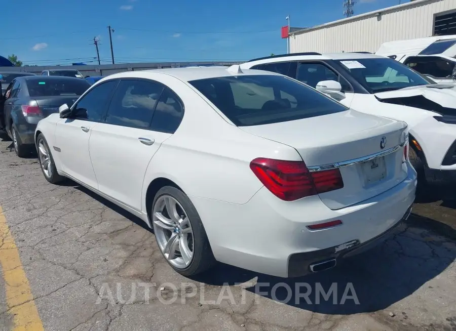 BMW 740LI 2015 vin WBAYE4C55FD947360 from auto auction Iaai