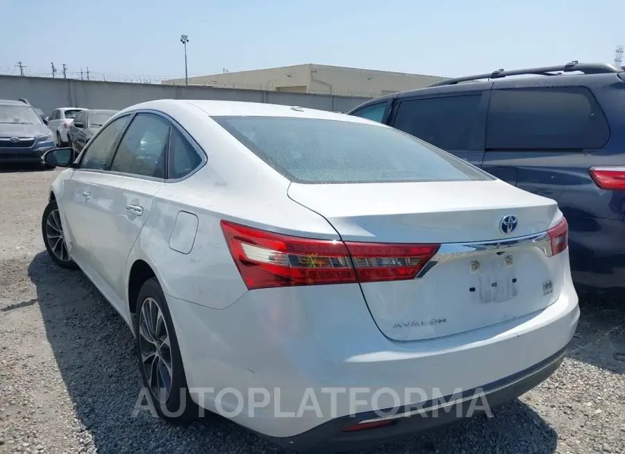 TOYOTA AVALON HYBRID 2017 vin 4T1BD1EB8HU058550 from auto auction Iaai