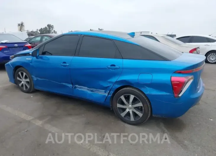 TOYOTA MIRAI 2017 vin JTDBVRBD6HA003439 from auto auction Iaai