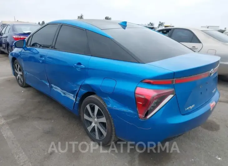 TOYOTA MIRAI 2017 vin JTDBVRBD6HA003439 from auto auction Iaai