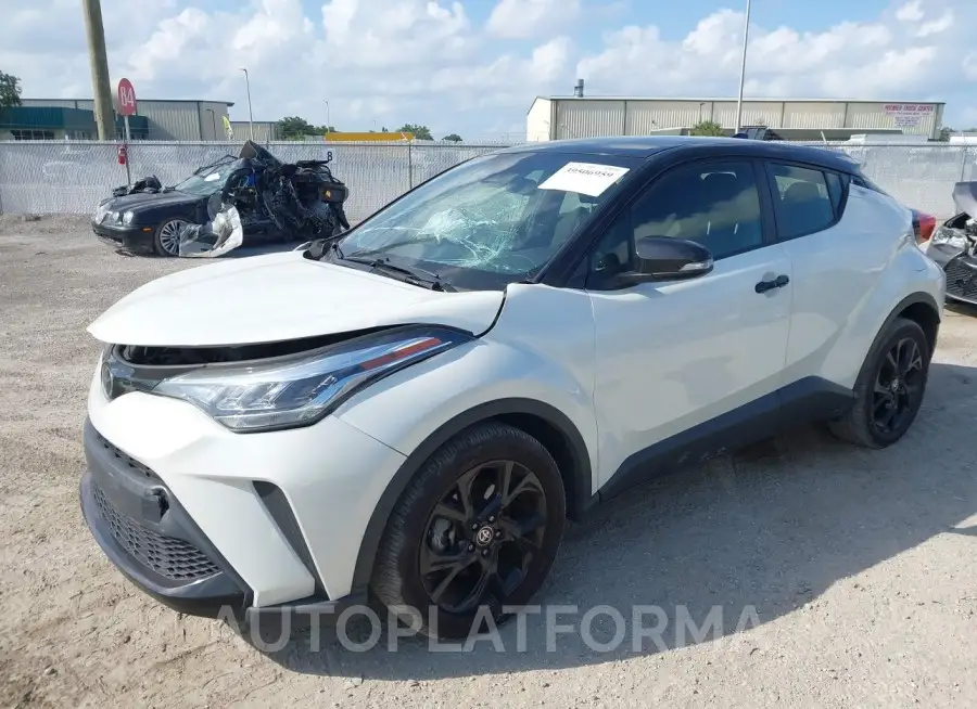 TOYOTA C-HR 2021 vin JTNKHMBX8M1103763 from auto auction Iaai