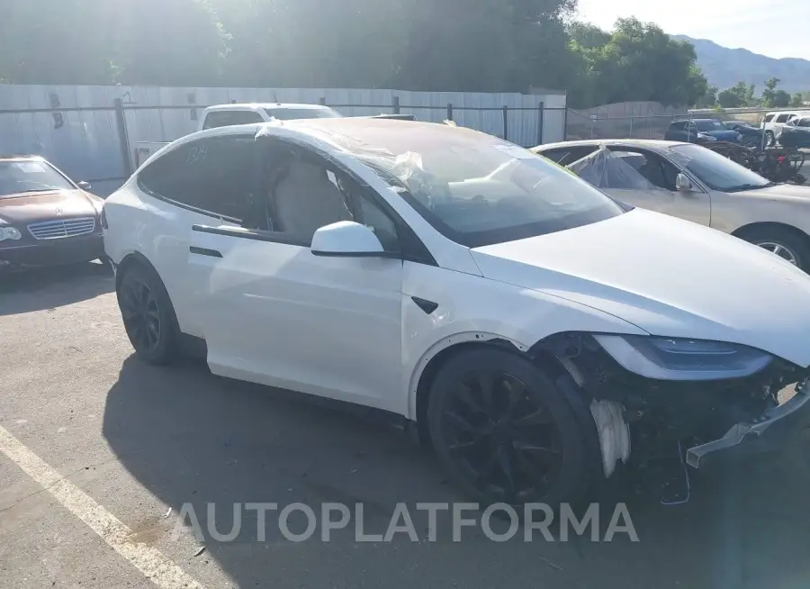 TESLA MODEL X 2022 vin 7SAXCAE53NF362626 from auto auction Iaai