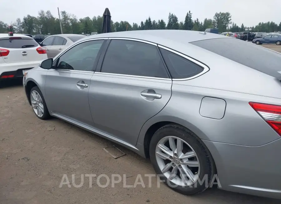 TOYOTA AVALON 2015 vin 4T1BK1EB4FU156624 from auto auction Iaai