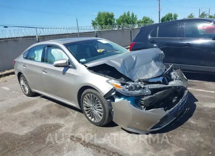 TOYOTA AVALON 2016 vin 4T1BK1EB8GU225896 from auto auction Iaai