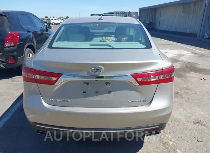 TOYOTA AVALON 2016 vin 4T1BK1EB8GU225896 from auto auction Iaai