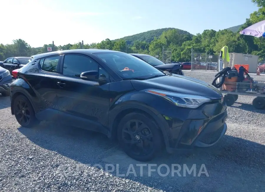 TOYOTA C-HR 2021 vin JTNKHMBX5M1102389 from auto auction Iaai