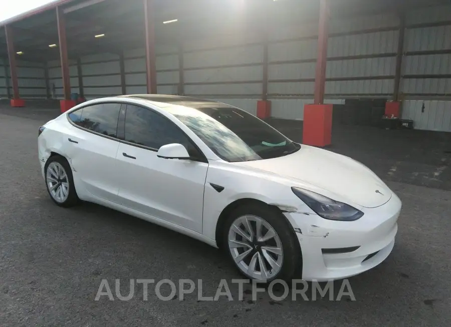 TESLA MODEL 3 2021 vin 5YJ3E1EA7MF030609 from auto auction Iaai