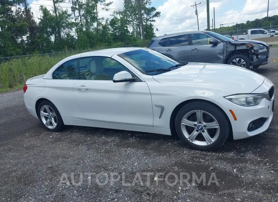 BMW 428I 2015 vin WBA3V9C55FP798681 from auto auction Iaai