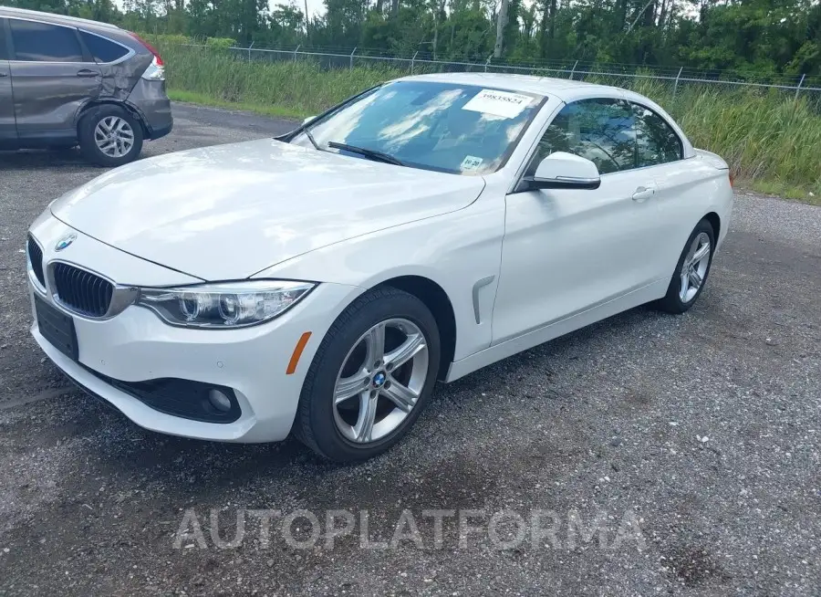 BMW 428I 2015 vin WBA3V9C55FP798681 from auto auction Iaai