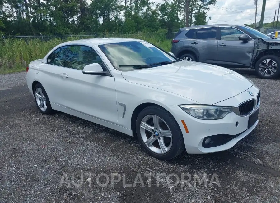 BMW 428I 2015 vin WBA3V9C55FP798681 from auto auction Iaai