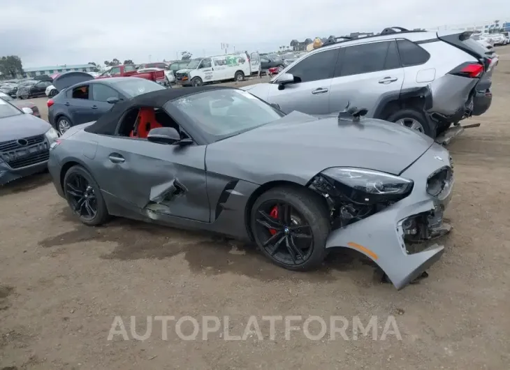 BMW Z4 2024 vin WBAHF9C02RWY36725 from auto auction Iaai