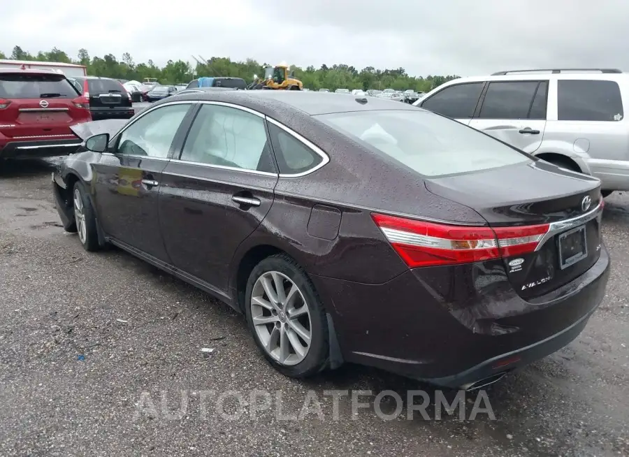 TOYOTA AVALON 2015 vin 4T1BK1EB2FU167380 from auto auction Iaai