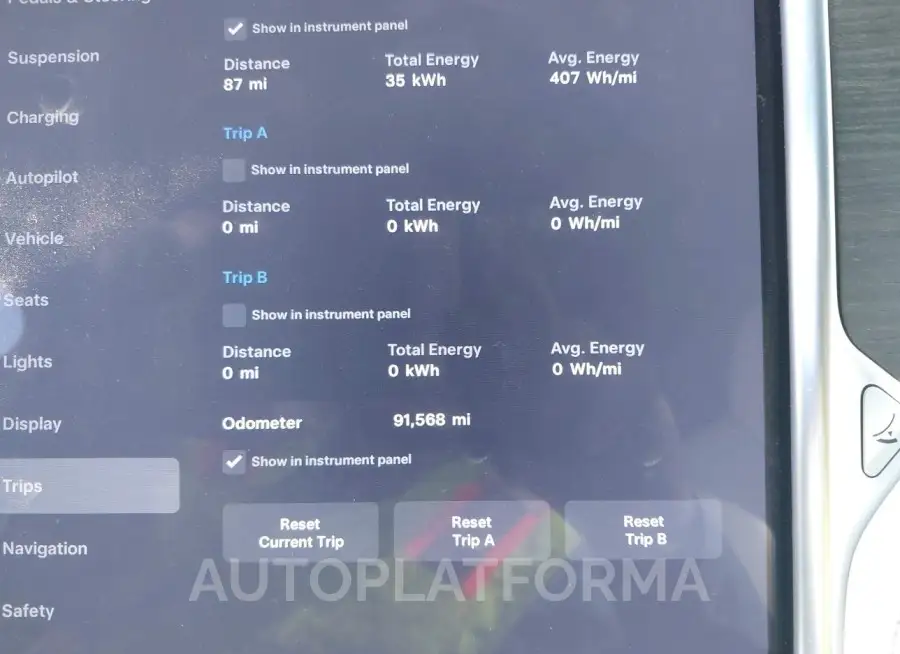 TESLA MODEL X 2016 vin 5YJXCBE27GF014159 from auto auction Iaai