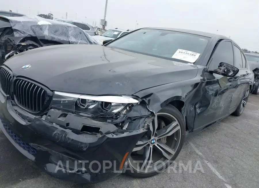 BMW 740I 2017 vin WBA7E2C39HG740809 from auto auction Iaai