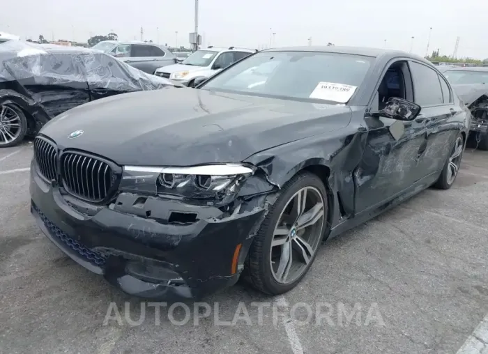 BMW 740I 2017 vin WBA7E2C39HG740809 from auto auction Iaai