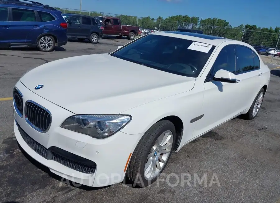 BMW 740LI 2015 vin WBAYF4C51FD874016 from auto auction Iaai