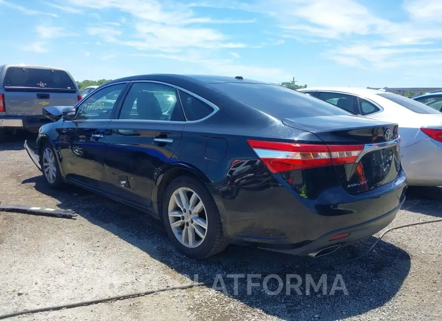 TOYOTA AVALON 2015 vin 4T1BK1EB0FU142171 from auto auction Iaai