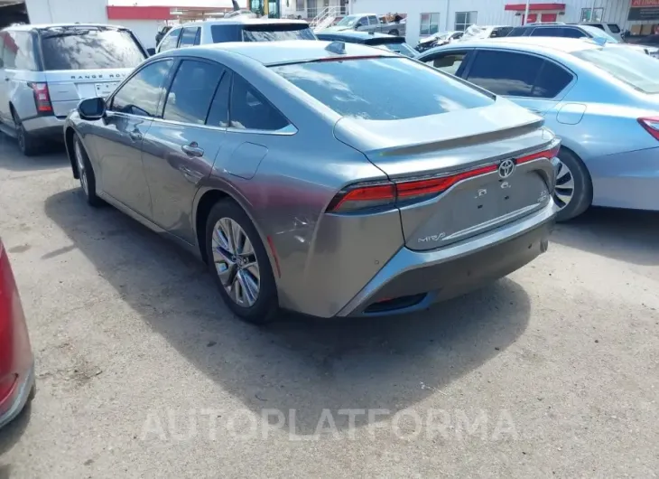 TOYOTA MIRAI 2023 vin JTDAAAAA6PA008543 from auto auction Iaai