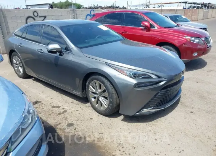 TOYOTA MIRAI 2023 vin JTDAAAAA6PA008543 from auto auction Iaai