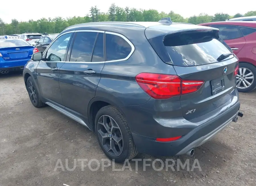 BMW X1 2019 vin WBXHT3C55K3H36376 from auto auction Iaai