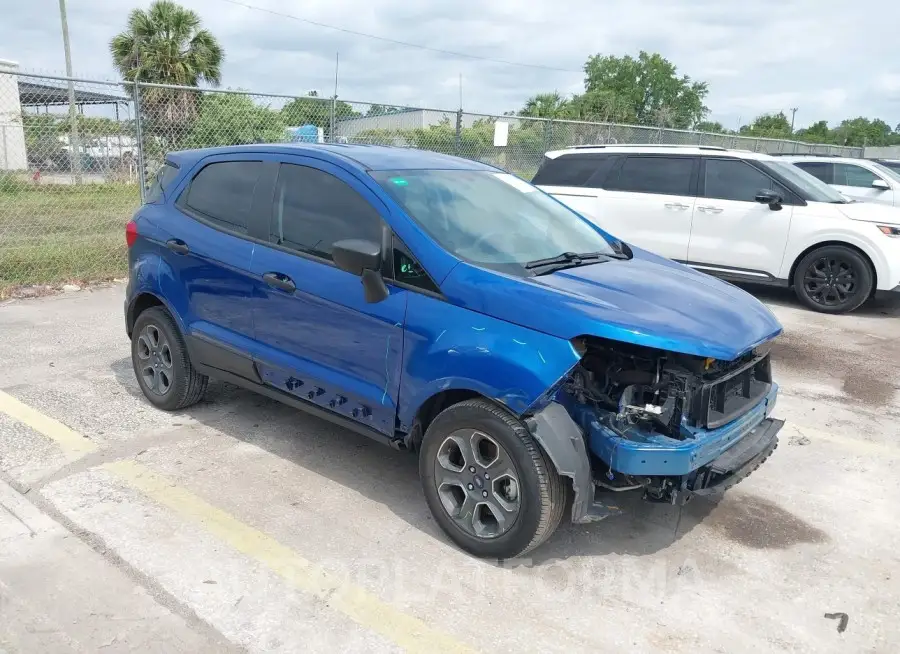 FORD ECOSPORT 2020 vin MAJ3S2FE0LC313645 from auto auction Iaai