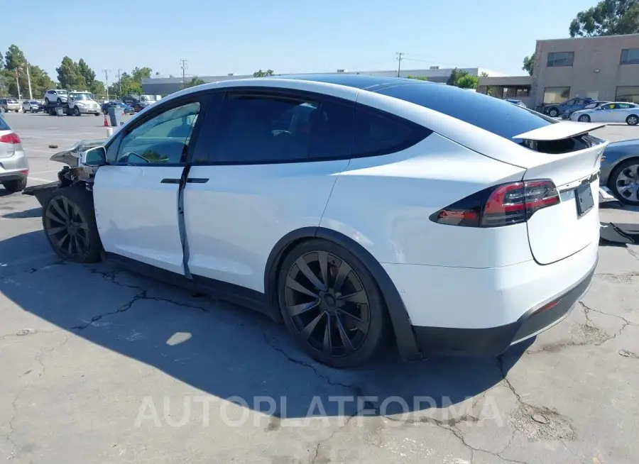 TESLA MODEL X 2022 vin 7SAXCBE53NF362843 from auto auction Iaai