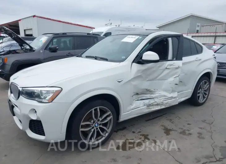 BMW X4 2016 vin 5UXXW3C52G0R19819 from auto auction Iaai