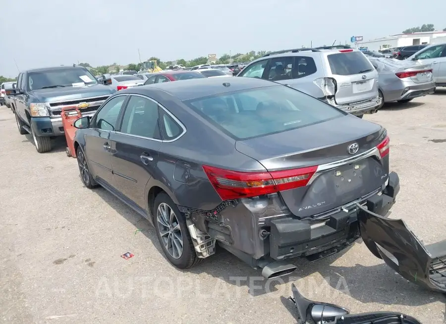 TOYOTA AVALON 2016 vin 4T1BK1EB8GU206023 from auto auction Iaai