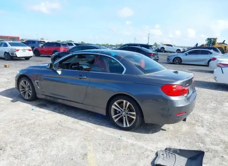 BMW 435I 2015 vin WBA3T7C57F5A36834 from auto auction Iaai